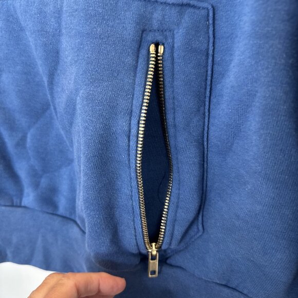 Aviator Nation Classic Pullover Hoodie Size M Vintage Caribbean Velvet Stripes - Picture 11 of 16